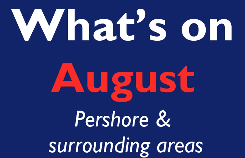 What's on August - Pershore